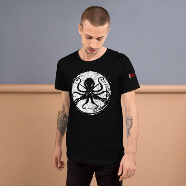 Unisex t-shirt –  RT-001 (White Logo)